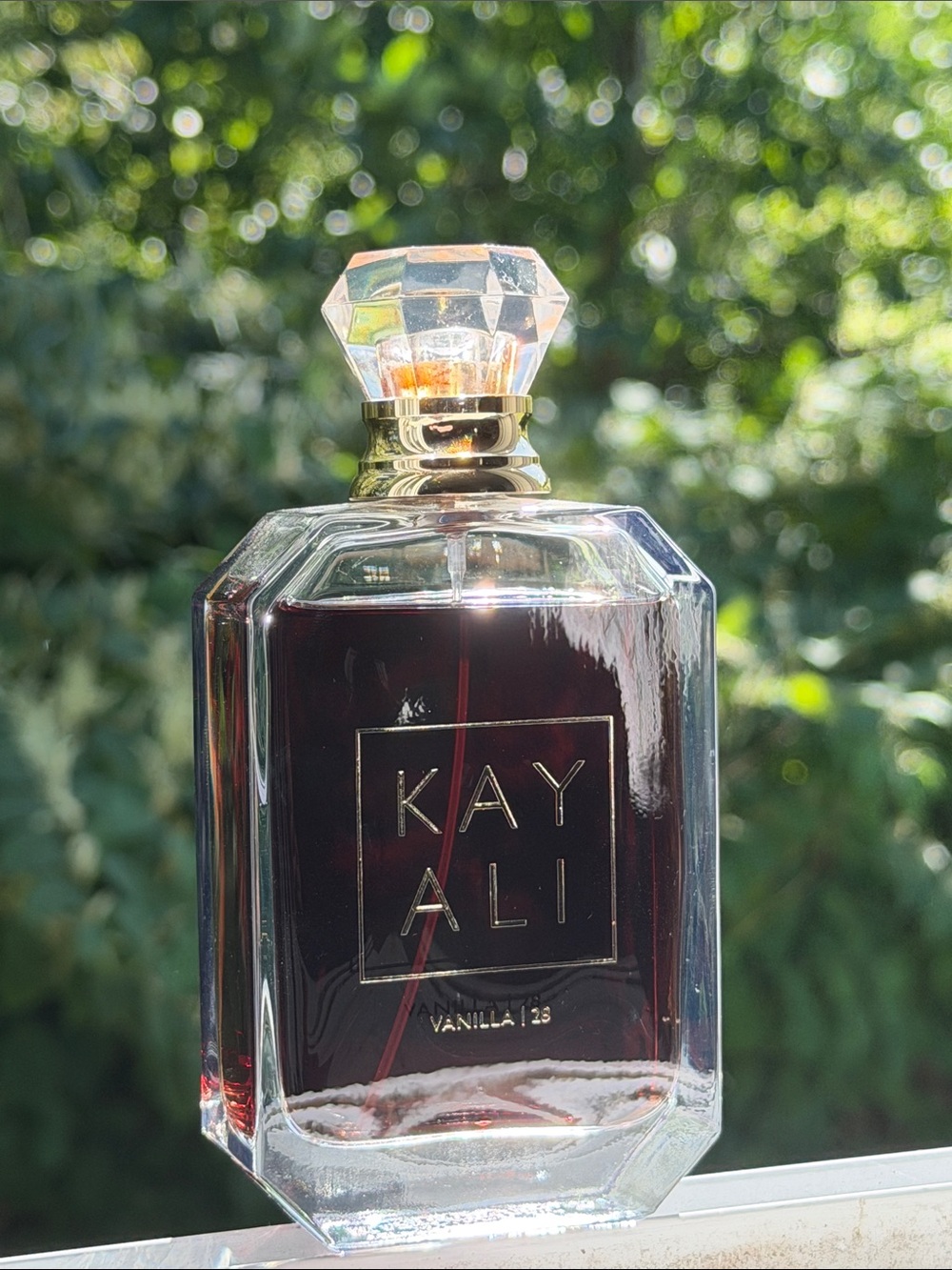 Kayali Vanilla 28 Decorative Glass Bottle in Deep Amber